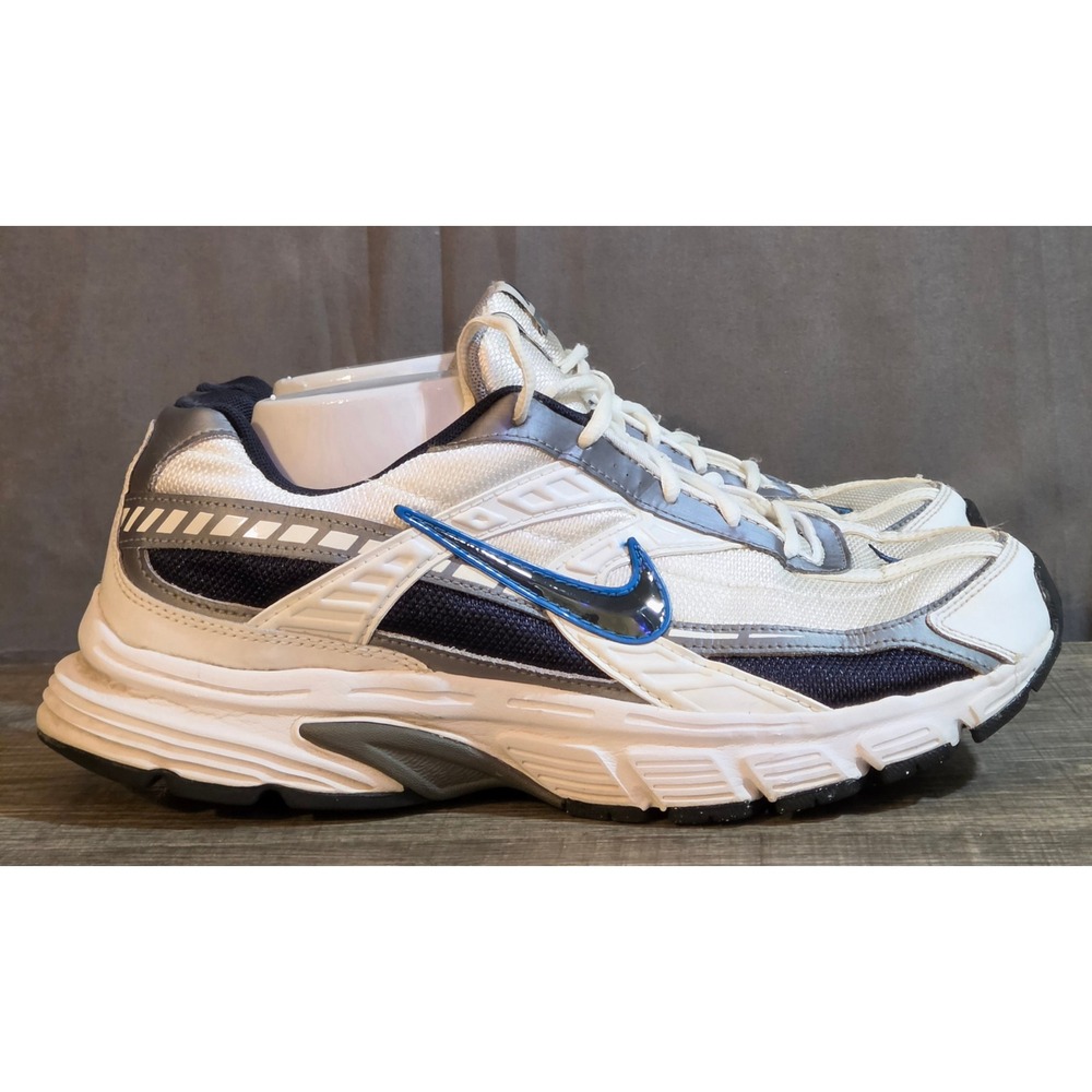 Nike Initiator Running Shoes Men's Size 10.5 White Gray Blue